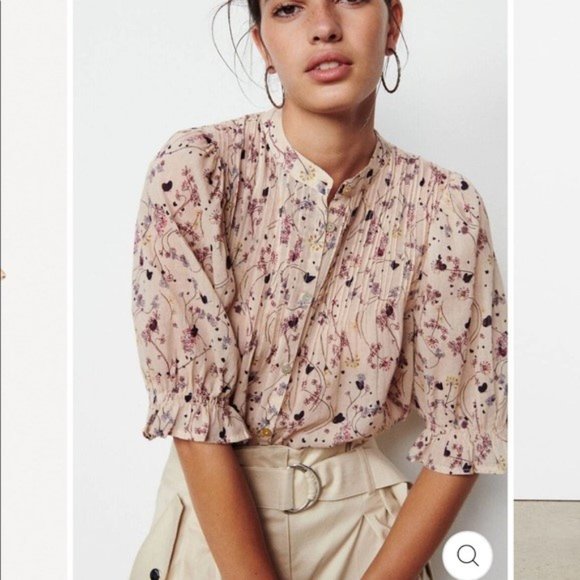 ba&sh Blouna floral-print blouse - Picture 4 of 6